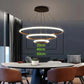 View larger image Add to Compare  Share Home Decor Led Circle dimmable Celling Hanging Light living dinning room Pendant Lamp Round Ring LED aluminum Chandelier Modern